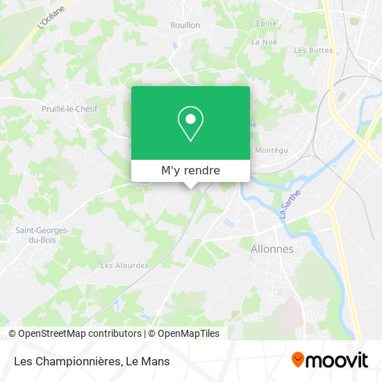 Les Championnières plan