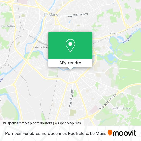 Pompes Funèbres Européennes Roc'Eclerc plan