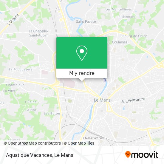 Aquatique Vacances plan