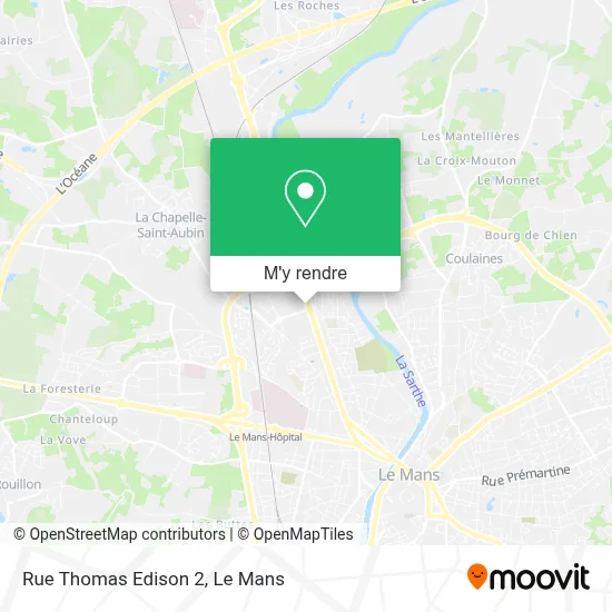 Rue Thomas Edison 2 plan