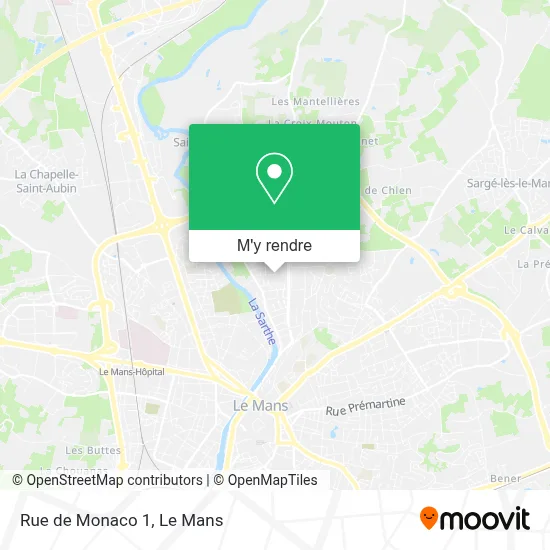 Rue de Monaco 1 plan