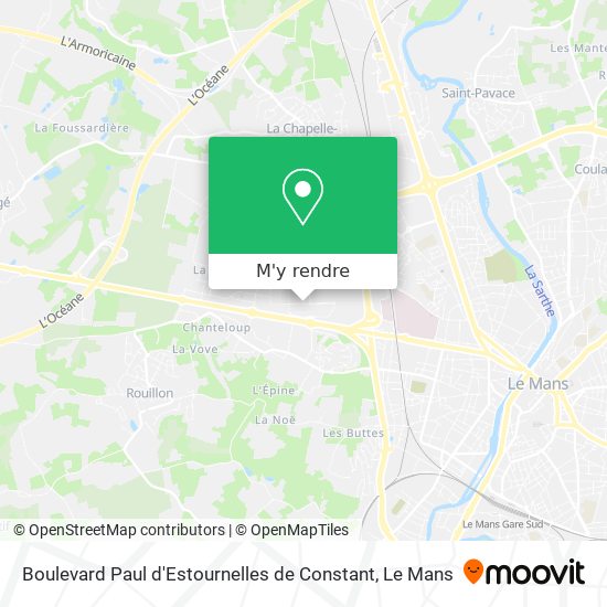 Boulevard Paul d'Estournelles de Constant plan