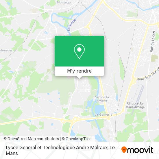 Lycée Général et Technologique André Malraux plan