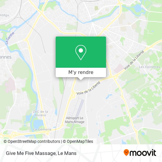 Give Me Five Massage plan