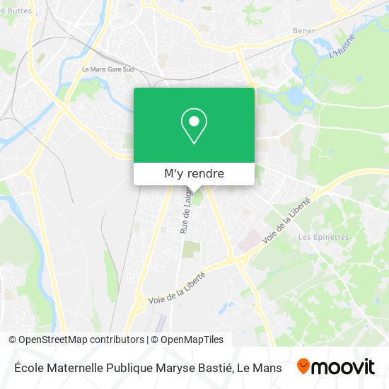 École Maternelle Publique Maryse Bastié plan