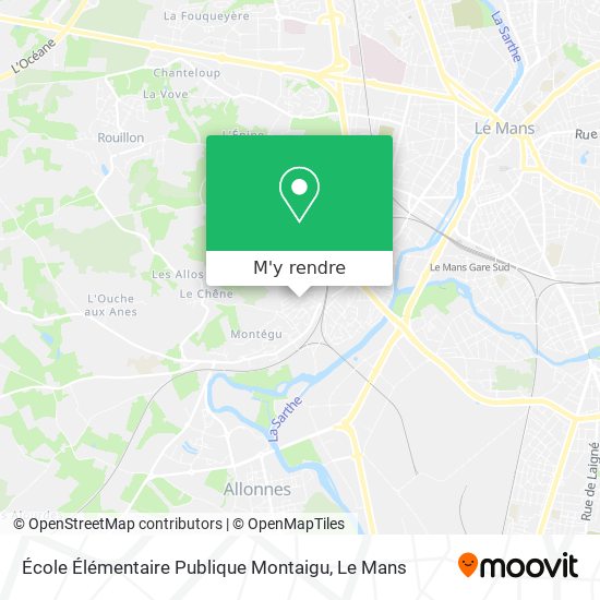 École Élémentaire Publique Montaigu plan