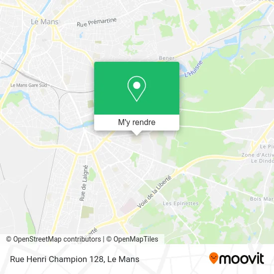 Rue Henri Champion 128 plan