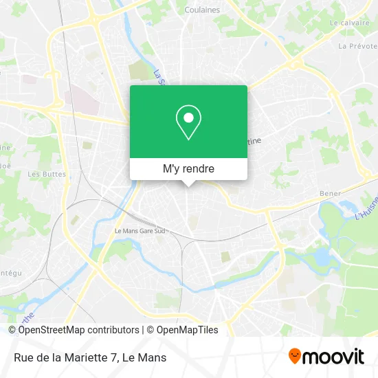 Rue de la Mariette 7 plan