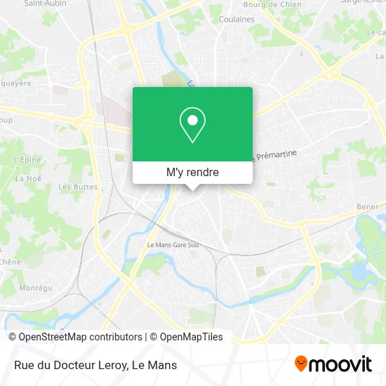 Rue du Docteur Leroy plan