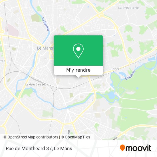 Rue de Montheard 37 plan