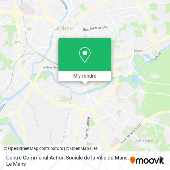 Centre Communal Action Sociale de la Ville du Mans plan