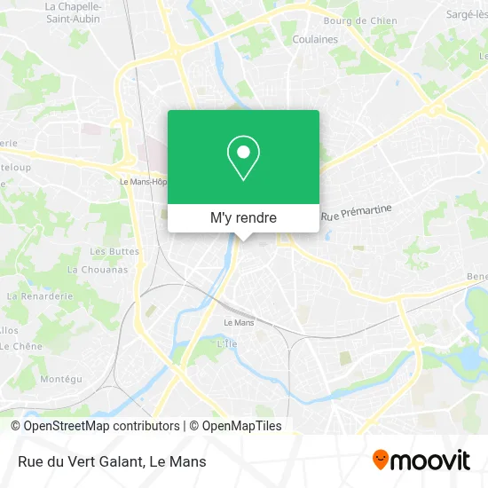 Rue du Vert Galant plan