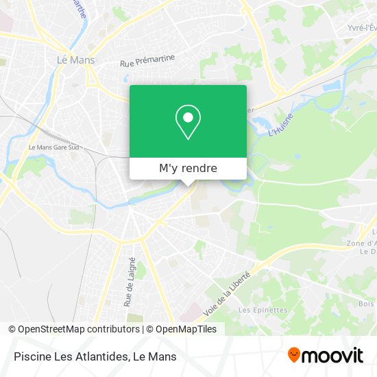 Piscine Les Atlantides plan