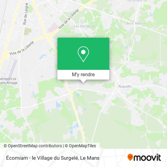 Écomiam - le Village du Surgelé plan