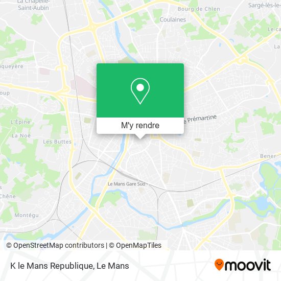 K le Mans Republique plan