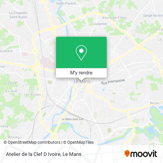Atelier de la Clef D Ivoire plan