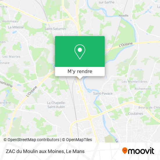 ZAC du Moulin aux Moines plan