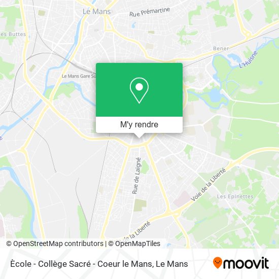 Ècole - Collège Sacré - Coeur le Mans plan