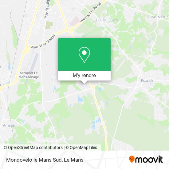 Mondovelo le Mans Sud plan