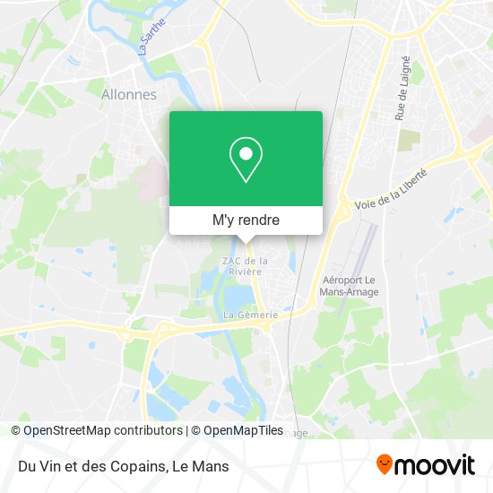 Du Vin et des Copains plan