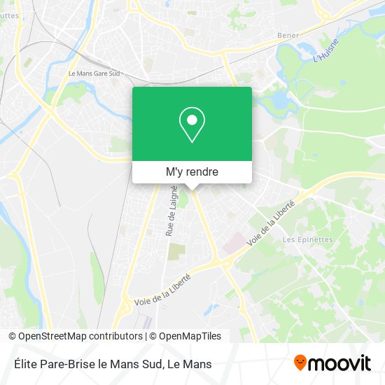 Élite Pare-Brise le Mans Sud plan