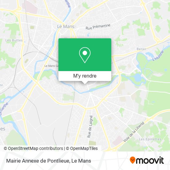 Mairie Annexe de Pontlieue plan