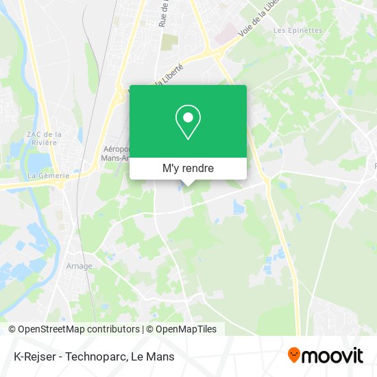 K-Rejser - Technoparc plan