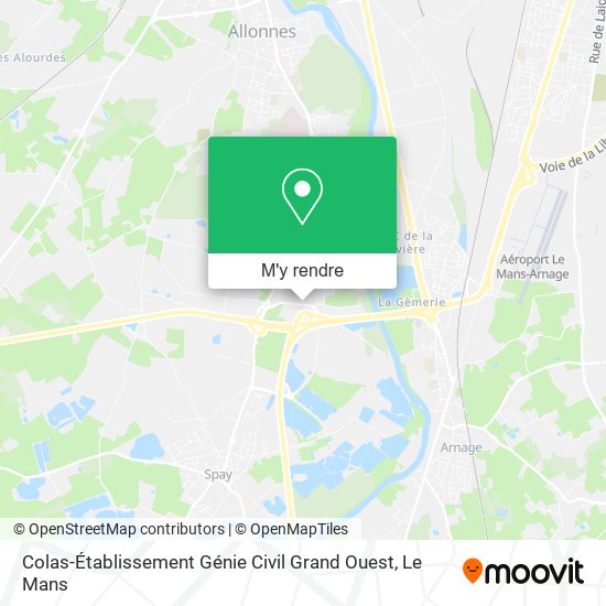 Colas-Établissement Génie Civil Grand Ouest plan