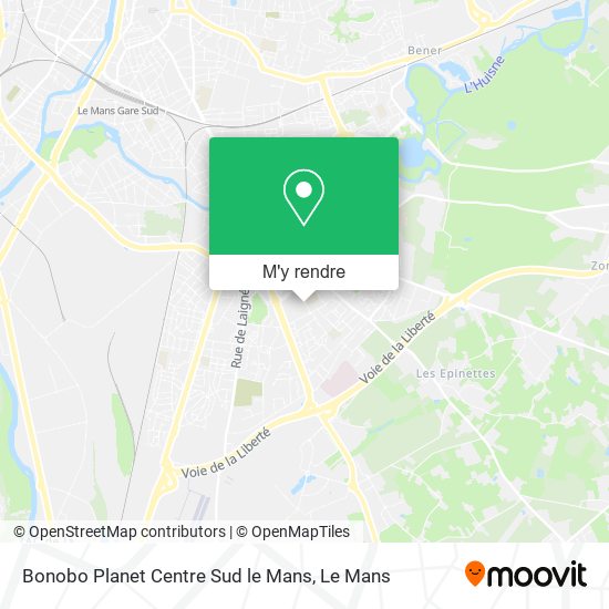 Bonobo Planet Centre Sud le Mans plan