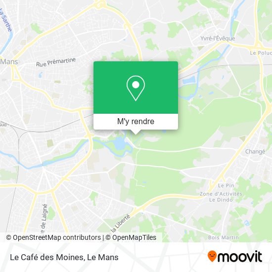 Le Café des Moines plan