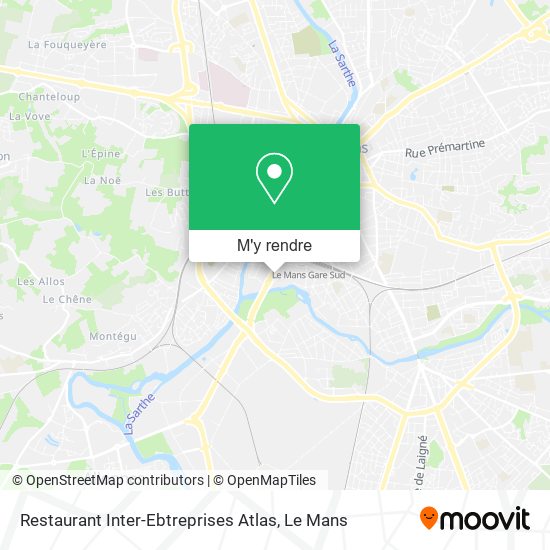 Restaurant Inter-Ebtreprises Atlas plan