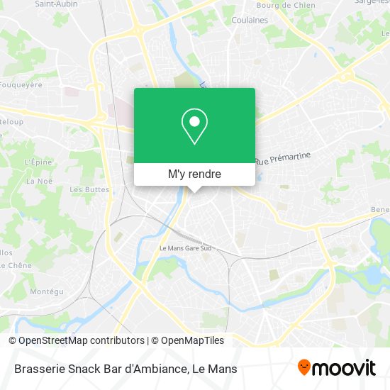 Brasserie Snack Bar d'Ambiance plan