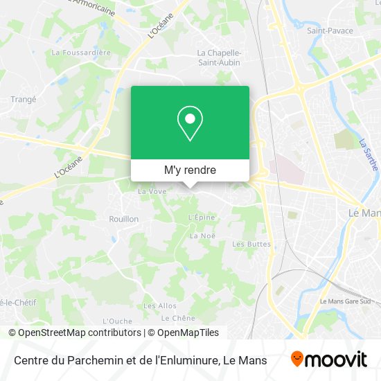 Centre du Parchemin et de l'Enluminure plan