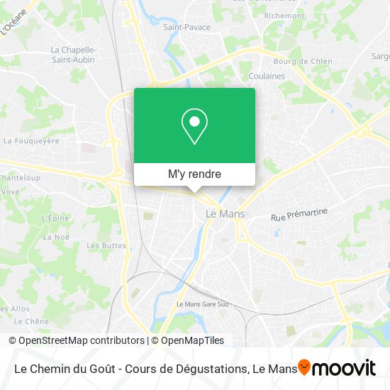 Le Chemin du Goût - Cours de Dégustations plan