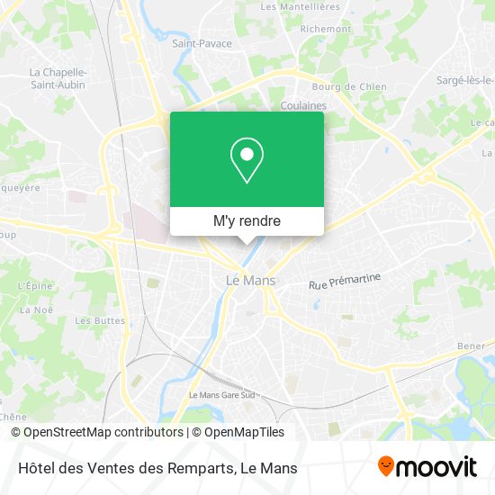 Hôtel des Ventes des Remparts plan