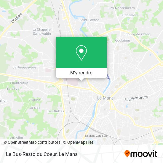 Le Bus-Resto du Coeur plan