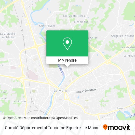 Comité Départemental Tourisme Equetre plan