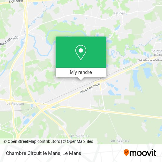 Chambre Circuit le Mans plan