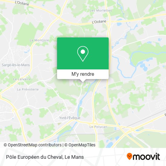 Pôle Européen du Cheval plan