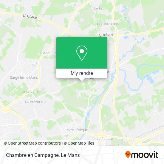 Chambre en Campagne plan