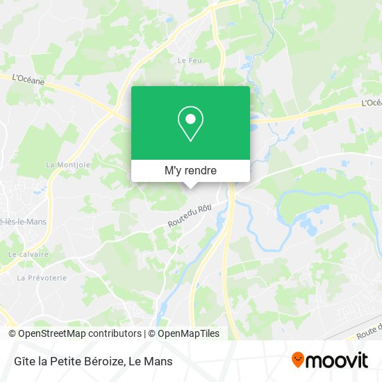 Gîte la Petite Béroize plan
