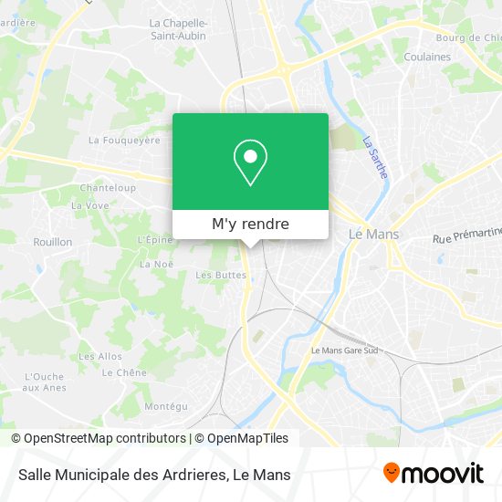 Salle Municipale des Ardrieres plan