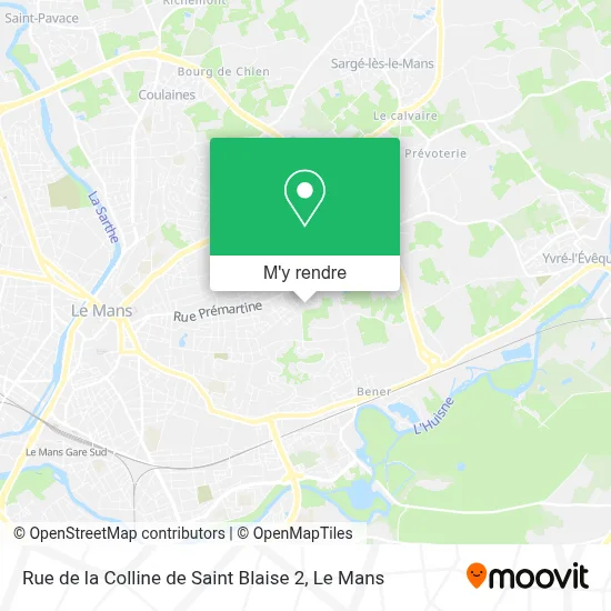 Rue de la Colline de Saint Blaise 2 plan