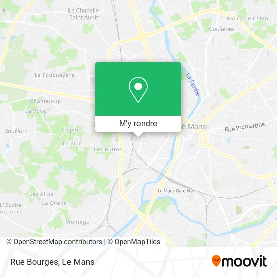 Rue Bourges plan