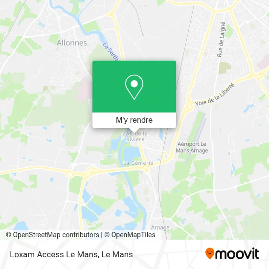 Loxam Access Le Mans plan