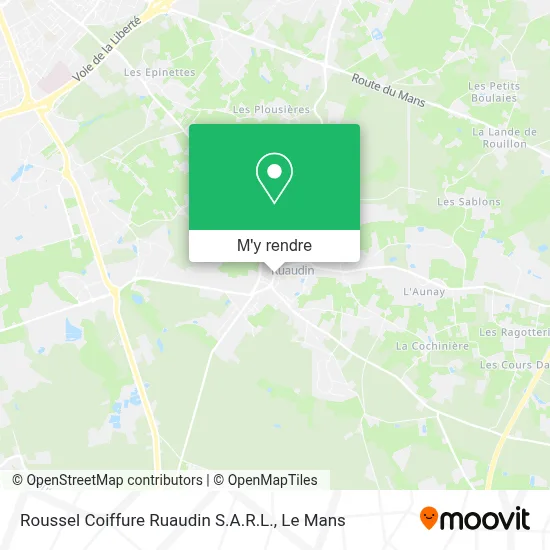 Roussel Coiffure Ruaudin S.A.R.L. plan