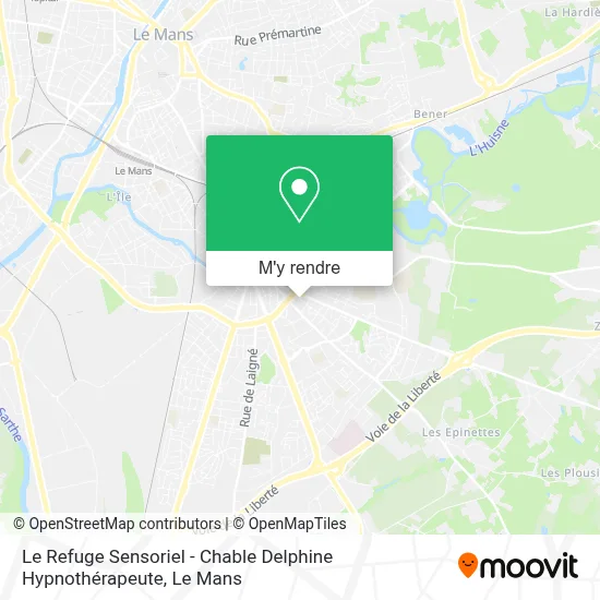 Le Refuge Sensoriel - Chable Delphine Hypnothérapeute plan