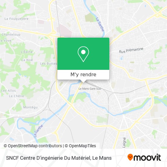 SNCF Centre D'ingénierie Du Matériel plan