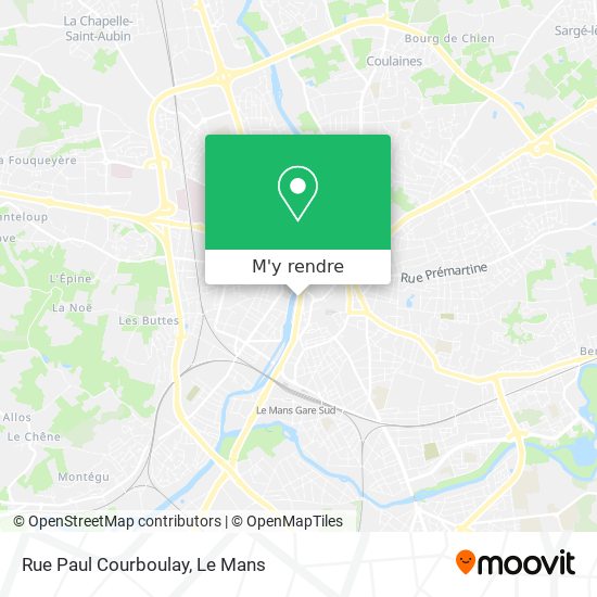 Rue Paul Courboulay plan