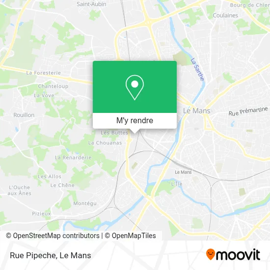Rue Pipeche plan